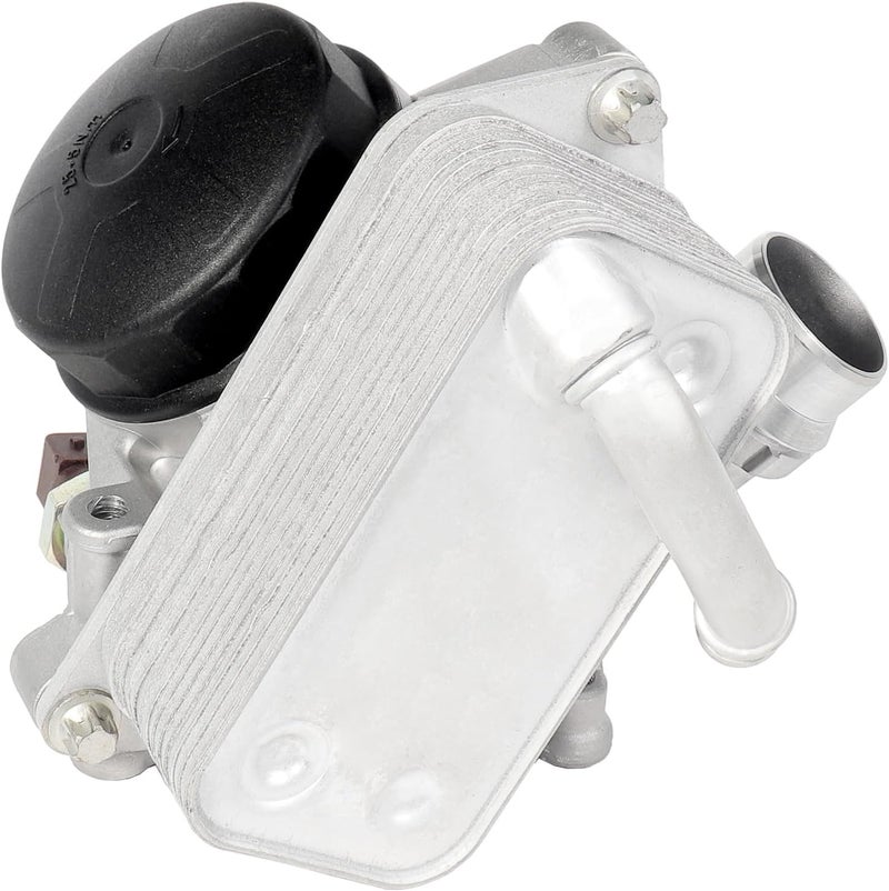 liriuda Oil Filter Housing Assembly with Engine Oil Cooler 11428642289 Replacement for BMW 328i 2011-2015, 528i xDrive 2010-2011, BMW X1 2013-2015, X3 2009-2015 2.0L 2.5L 3.0L w/Oil Filter Housing Cap Gasket - Image 3